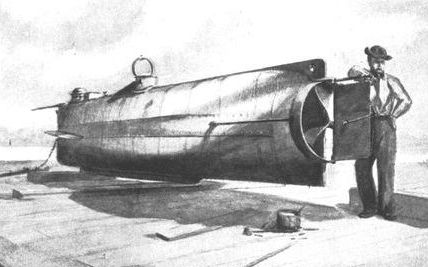 C.S.S. Hunley- Confederate Submarine
