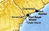 Location of Fort Sumter